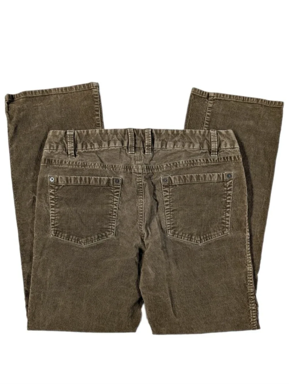 J. Crew Womens 8S Short Brown Corduroy Pants Favorite Fit Stretch Cords